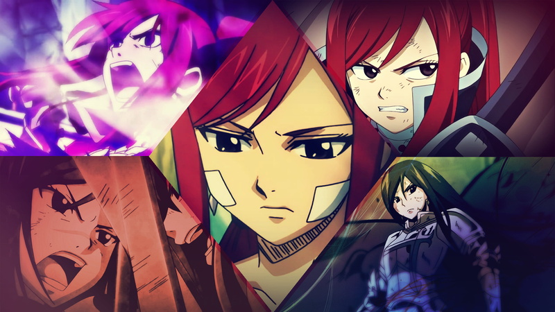 4K, Erza Knightwalker, Anime, Fairy Tail, Erza Scarlet