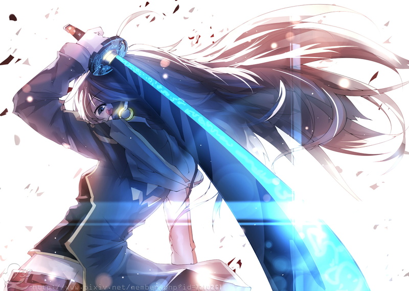 Pixiv Fantasia T, Pixiv Fantasia, Original (Anime), 1080P, Sword, Anime, Girl