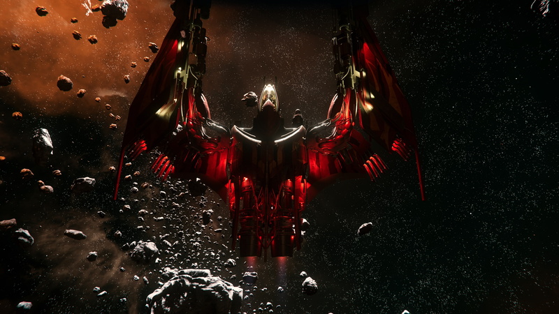 Space, Glaive (Star Citizen), Video Game, Star Citizen, 4K