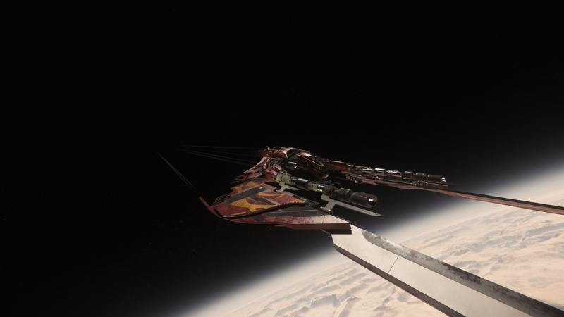 Space, Star Citizen, Glaive (Star Citizen), Video Game, 1080P