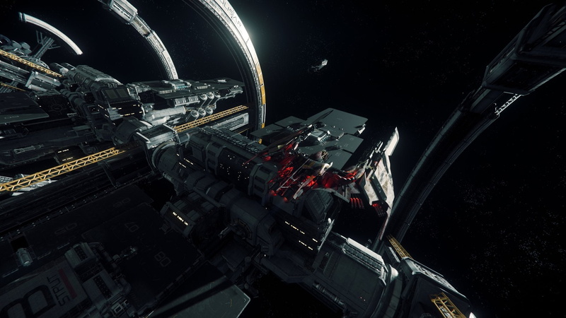 Star Citizen, 1080P, Space, Video Game, Port Olisar (Star Citizen), Glaive (Star Citizen)