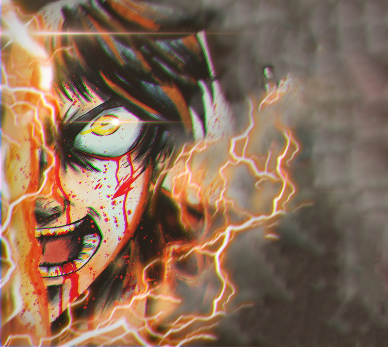 Attack On Titan, Anime, Eren Yeager, 2K