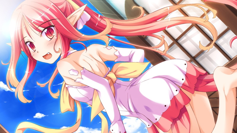 game cg, garnet, art, girls, shukufuku, anime, Anime Girls, game, eyes, hd, red eyes, 1080P, abstract, campanella, shukufuku no campanella, red, cg, d