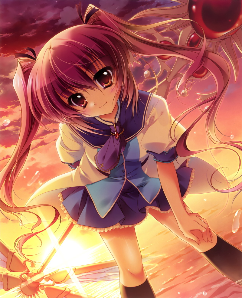 izumi tsubasu, girls, mercuria, takamori, visual, redheads, himiko, d, cg, Anime Girls, 2K, hd, abstract, game cg, anime, izumi, art, novels, visual novels