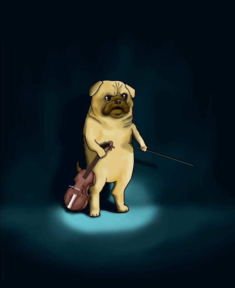 black background, mammal, Jake, domestic animals, blue background, colored background, cartoon, representation, figurine, fun, 720P, animal teeth, dog