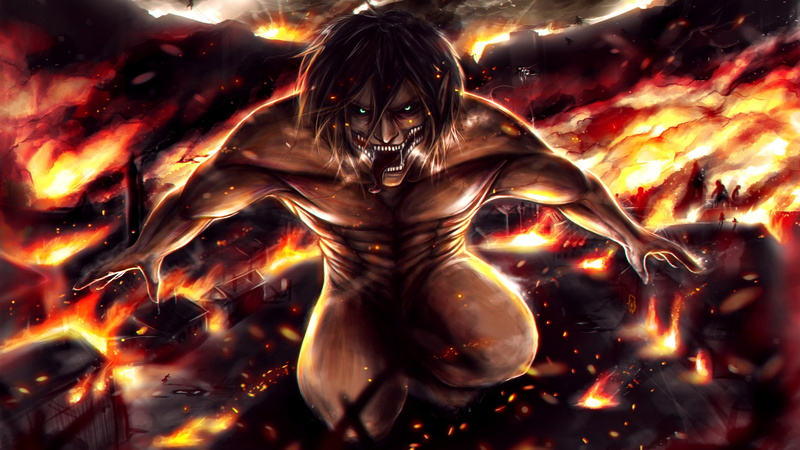 Eren Yeager, 8K, Anime, Attack On Titan