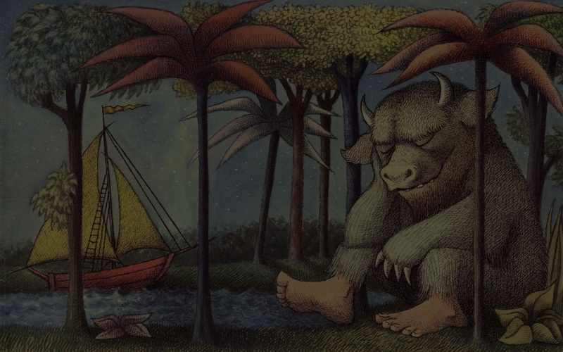 art and craft, human representation, 720P, male likeness, growth, tree, plant part, plant, no people, indoors, leaf, palm tree, craft, sculpture, where the wild things are