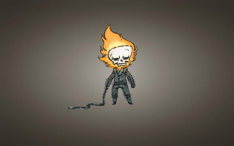single object, gray background, Ghost Rider, vignette, vector, cut out, the dark background, fire, no people, skeleton, backgrounds, art and craft, close-up