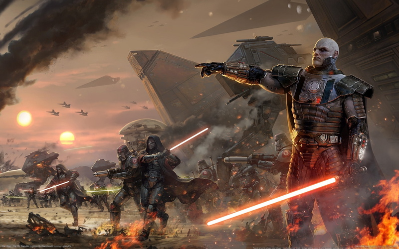 multiplayer online, fight, 2K, game, old, scene, star, republic, universe, wars