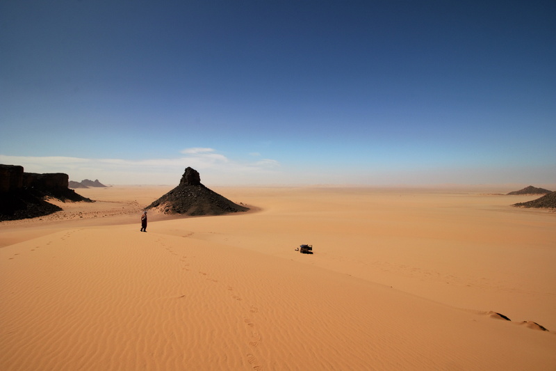 outdoors, tassili najjer, sand, environment, sky, no people, nature, 5K, tranquil scene, idyllic, scenics - nature, algeria, arid climate, beauty in nature