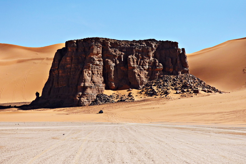 Sand, Rock, Sahara, Hoggar Mountains, Algeria, Dune, Tassili NAjjer, Africa, Desert, Earth, 4K