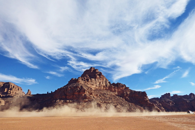 Cloud, Hoggar Mountains, Desert, Algeria, Earth, 4K, Africa, Dust, Tassili NAjjer, Mountain