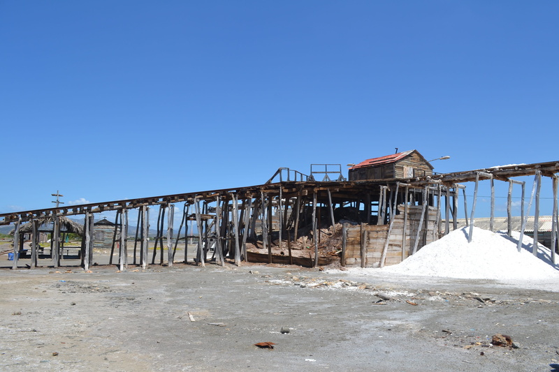 salt factory, copy space, clear sky, architecture, Sea Salt, Saline, architectural column, 2K, bridge - man made structure, outdoors, transportation, Factory