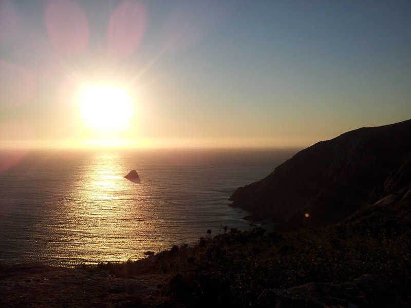 beach, idyllic, sea, sailboat, 2K, lighthouse, lens flare, Sunset, tranquility, water, Moon, finisterre, nature, scenics, non-urban scene, horizon over water