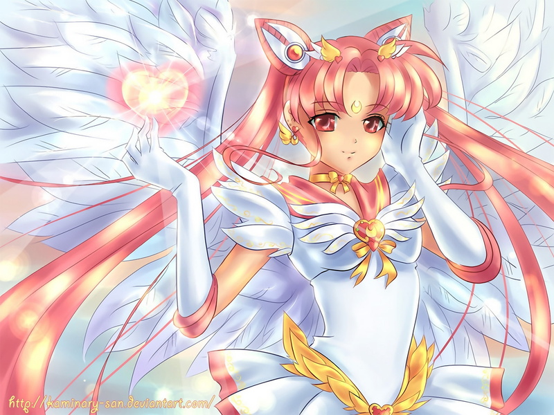 space, moons, Sailor Moon, sailor, x, ChibiUsa, moon, art, 1080P, hd