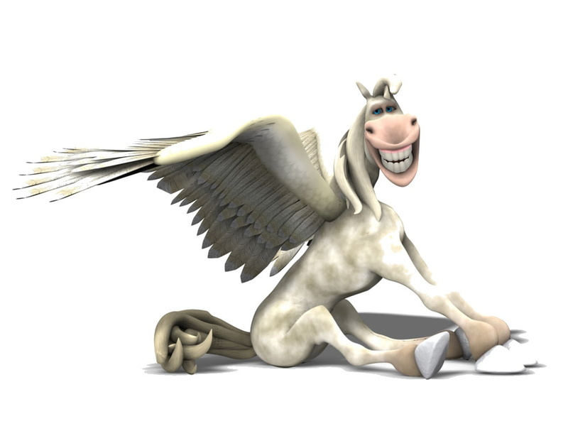 720P, d, abstract, fun, hd, cg, Pegasus, art
