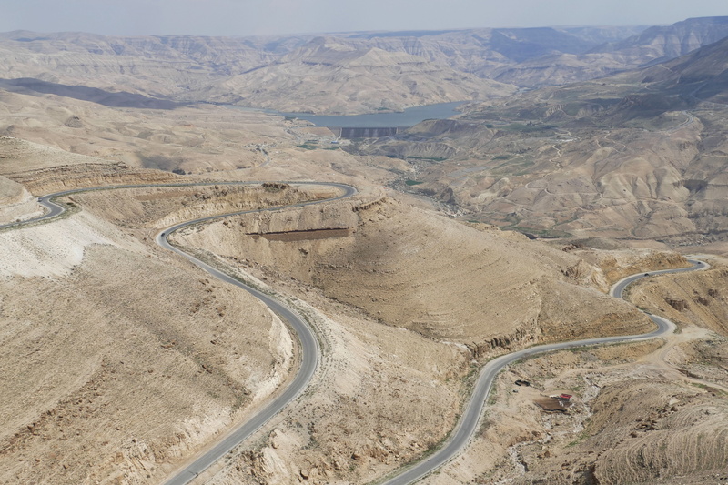 day, road, desert, tranquility, reservoir, non-urban scene, landscape, wadi, physical geography, tranquil scene, outlook, 5K, canyon, sand stone, arid climate