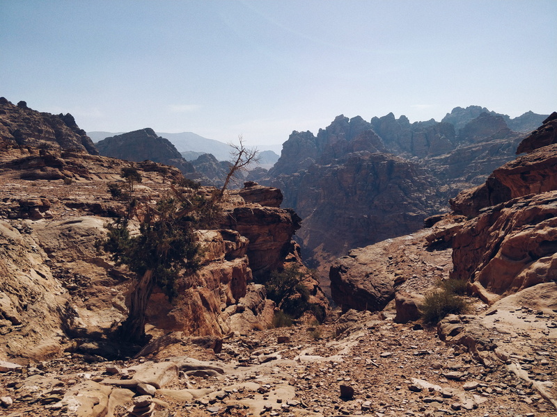 alone, dry, view, rocks, arid climate, formation, wadi musa, solid, day, hiking, viewpoint, non-urban scene, nature, 4K, eroded, lonely, rock - object