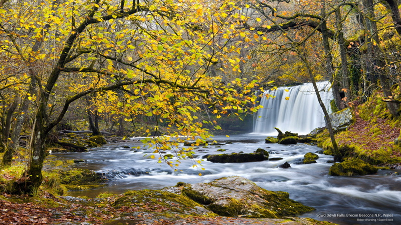 falls, brecon, n, p, sgwd, National Parks, 2K, wales, ddwli, beacons