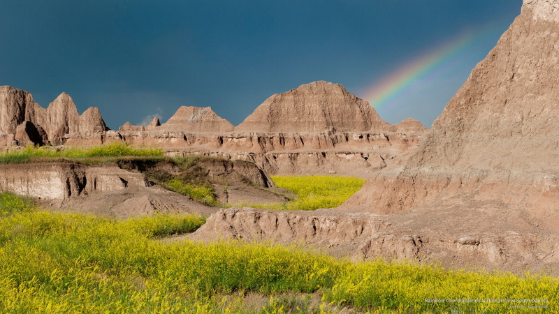 south, National Parks, park, badlands, 2K, dakota, national, rainbow