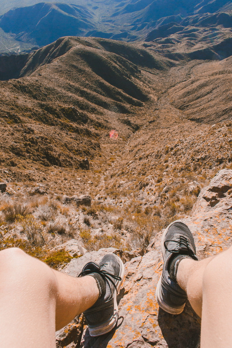 beauty in nature, scenics - nature, 4K, body part, adventure, high angle view, hiking, lifestyles, outdoors, leisure activity, landscape, friends, activity