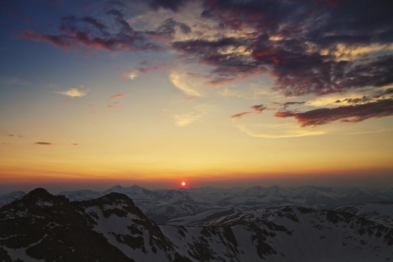 sky, clouds, 5K, sun, mountains, cordillera, sunset