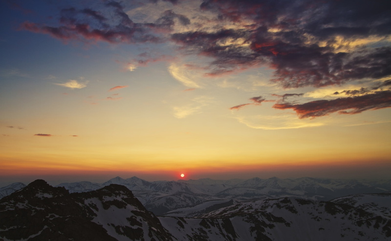 sunset, mountain, idyllic, no people, snow, mountain peak, sky, 2K, tranquil scene, environment, scenics - nature, Nature, landscape, Cordilleras, snowcapped mountain