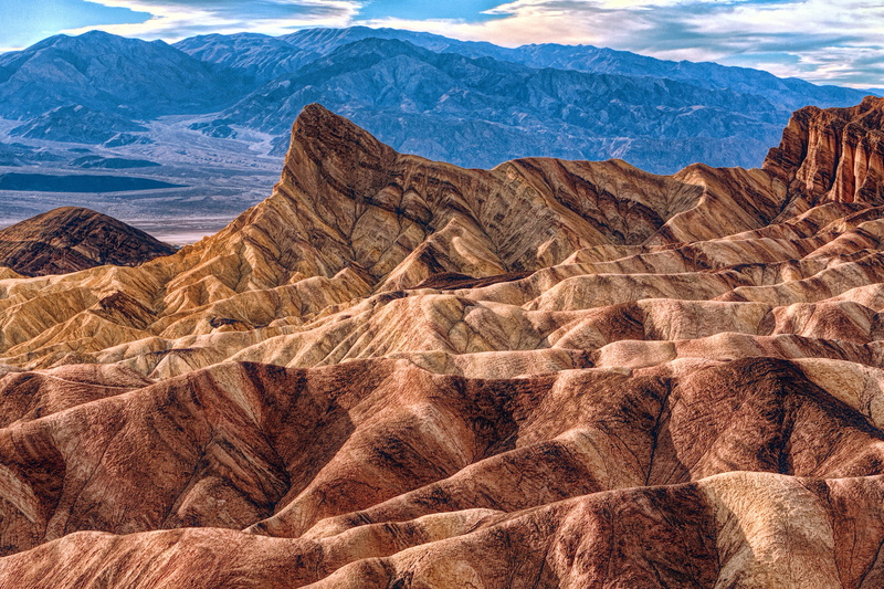 dramatic landscape, mountain range, scenics - nature, aerial, tranquility, nature, canyon, rock, cloud - sky, desert, land, photo, hill, death valley, daytime