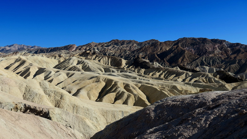 climate, eroded, tranquility, field, usa, peak, clear sky, rock, scenery, scenics - nature, dune, non-urban scene, beauty in nature, slope, 4K, tranquil scene
