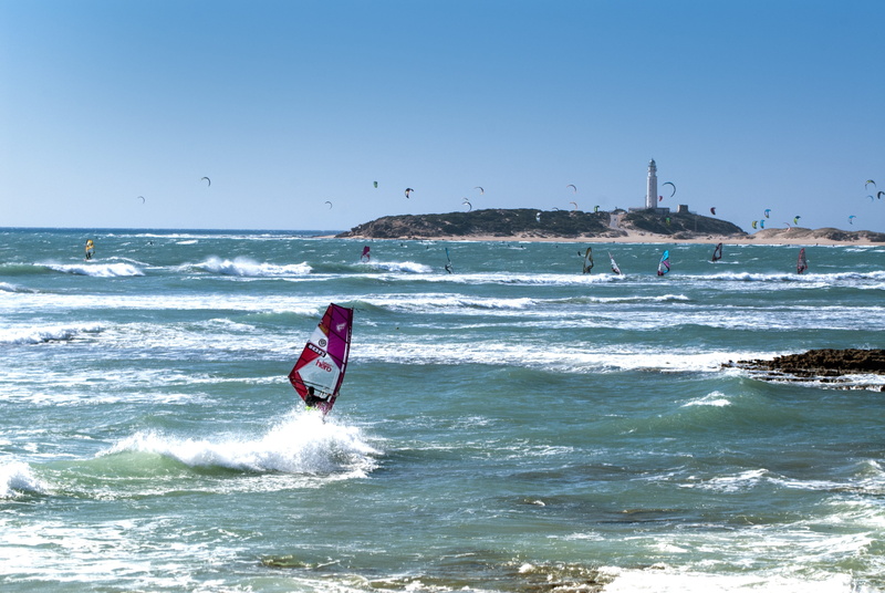 surfing, lifestyles, canos de meca, Beach, horizon over water, land, outdoors, water, aquatic sport, extreme sports, beauty in nature, wave, sky, real people