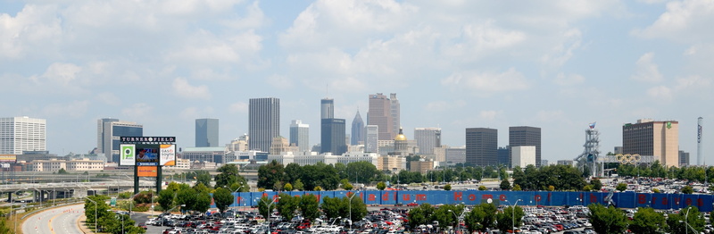 buildings, Georgia, skyline, usa, city life, district, outdoors, georgia, travel, financial district, atlanta, tourism, plant, urban, building, architecture