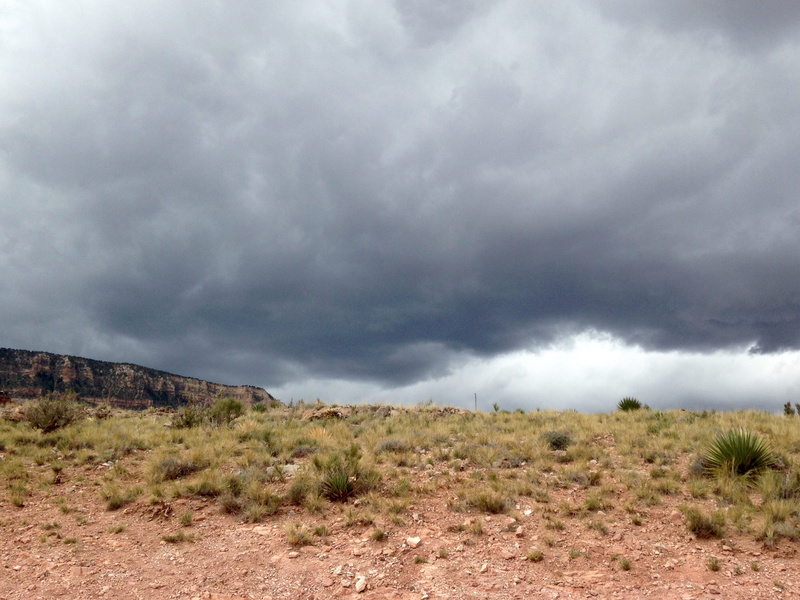 scenics - nature, tranquility, overcast, climate, sky, non-urban scene, semi-arid, environment, no people, 2K, ominous, united states, landscape, beauty in nature