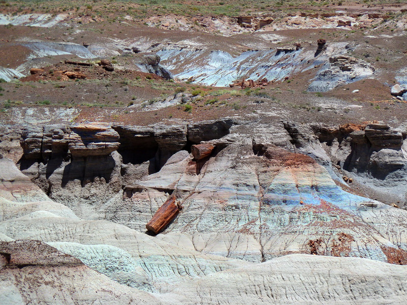 colorful, solid, tranquil scene, environment, park, non-urban scene, 720P, travel, forest, scenics - nature, climate, petrified, desert, Petrified Forest National Park