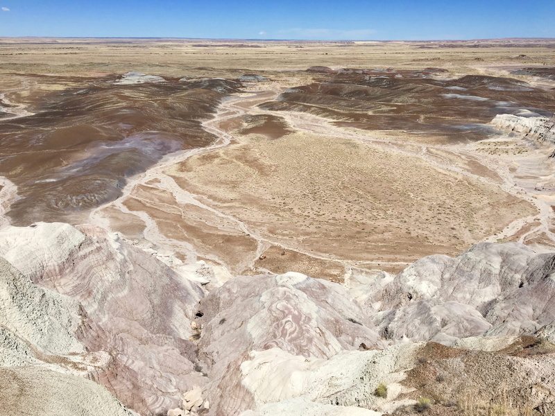 petrified forest national park, land, 2K, non-urban scene, desert, formation, climate, no people, tranquility, landscape, outdoors, rock - object, nature