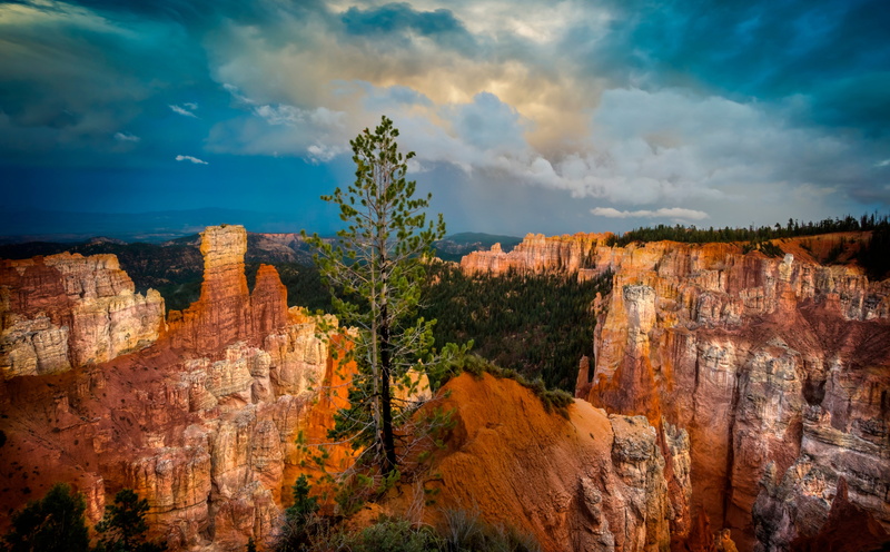 non-urban scene, tranquil scene, cloud - sky, scenics - nature, Travel, Gorgeous, tree, Storm, leafed, rock formation, geology, tranquility, rock - object