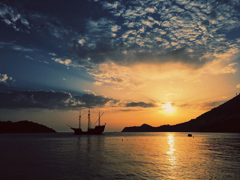 dubrovnik, waterfront, nautical vessel, ul. vlaha bukovca 14, tranquil scene, transportation, 4K, scenics - nature, mode of transportation, no people