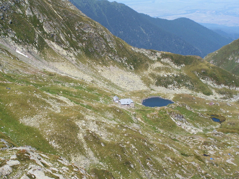 trekking, cabins, 3d and abstract, lakes, summer, mountains, 1080P, romania