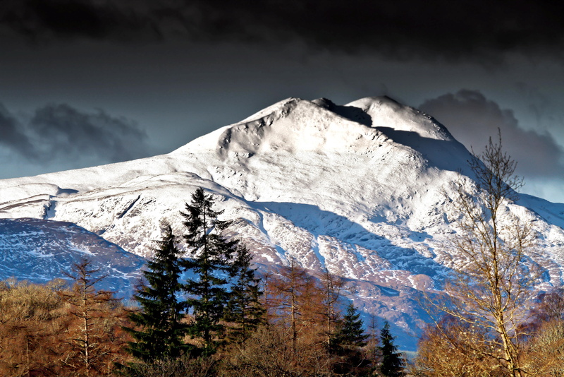 slopes, mountain, snow, winter, peaks, 5K