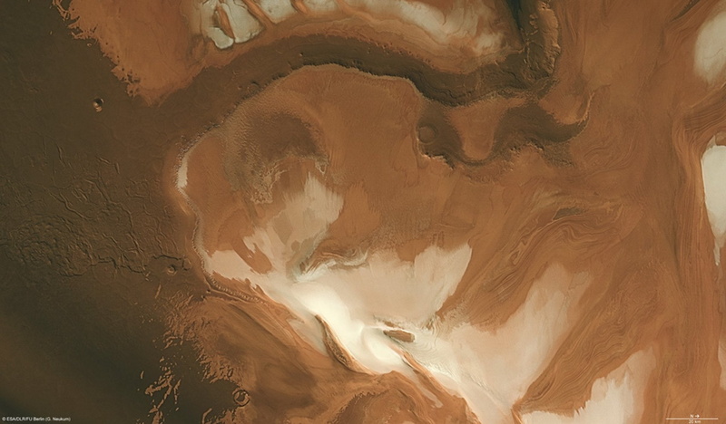 spacepolar, 1920x1123, water ice, esa, 1080P, mars, caps, europe