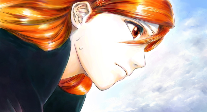 outdoors, representation, lifestyles, sky, wind, Anime, inoue, close-up, sculpture, day, Orihime Inoue, face, 2K, nature, cloud - sky, no people, art and craft