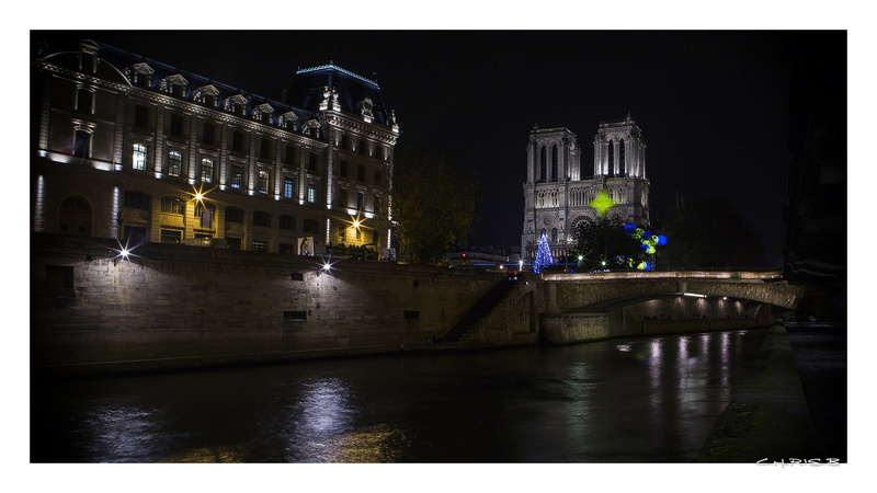 travel, water, night, waterfront, transfer print, building, no people, illuminated, Paris, white, auto post production filter, outdoors, architecture, city