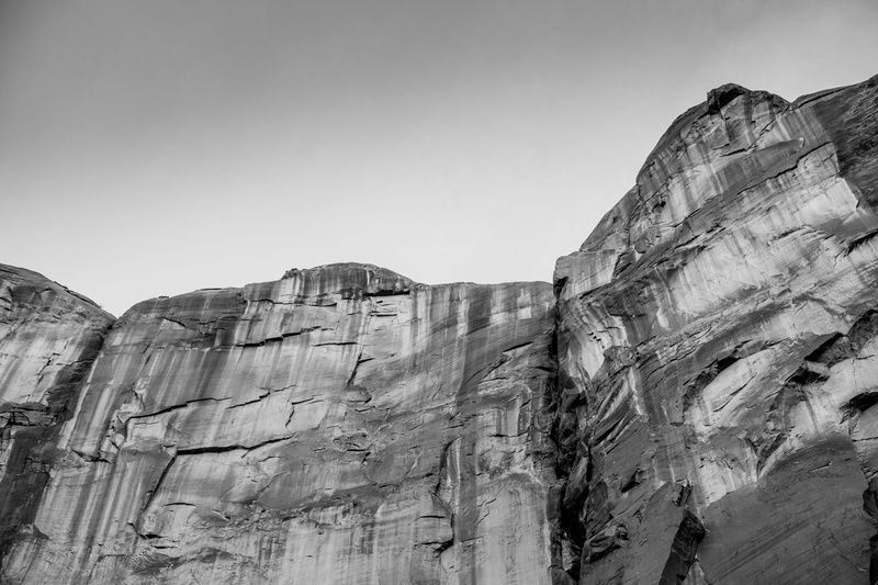 copy space, rocky mountains, skyward, walls, rock formation, bigwall, desert, rock - object, clear sky, mountain, cliff, rockclimbing, moab, 5K, rock