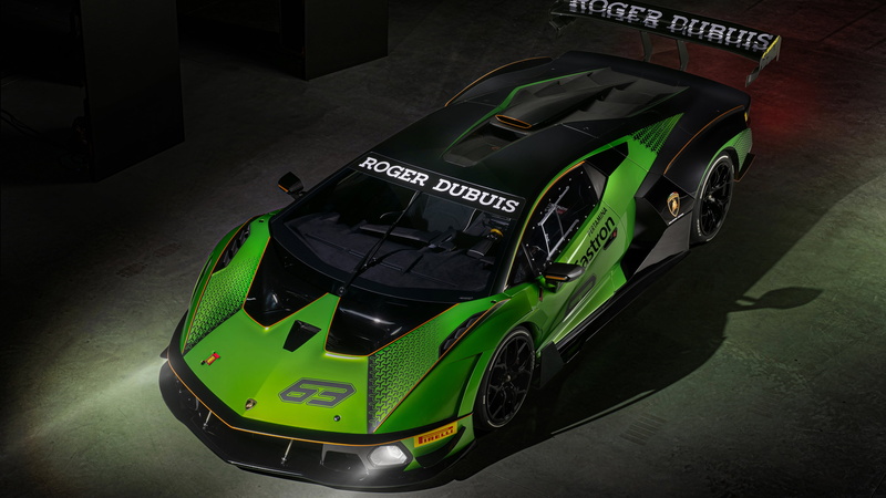 supercars, low light, spotlights, vehicle, 4K, Lamborghini Essenza, race cars, green cars, car, Italian Supercars