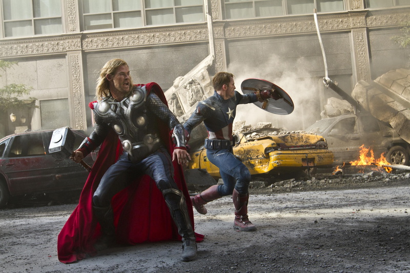 york, Thor, new, shield, hd, movies, evans, city, art, hammer, 5K, battles, captain, aven, entertainment, america, hemsworth, chris