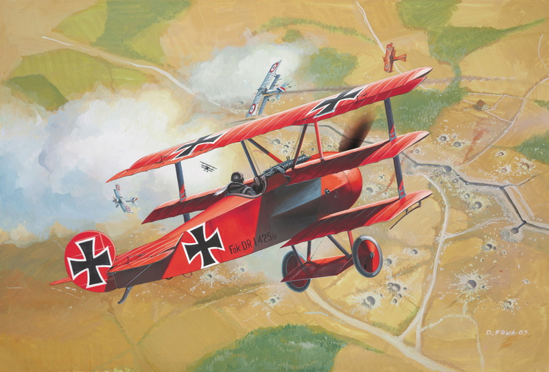 the first world, the red Baron, the plane, 1080P, Triplane
