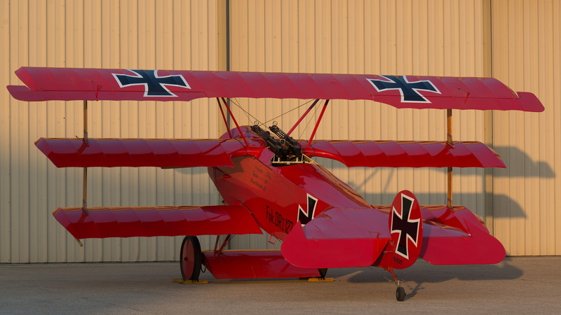 world, during, Triplane, Fokker DR1, war, First, 1080P, (replica), fighter