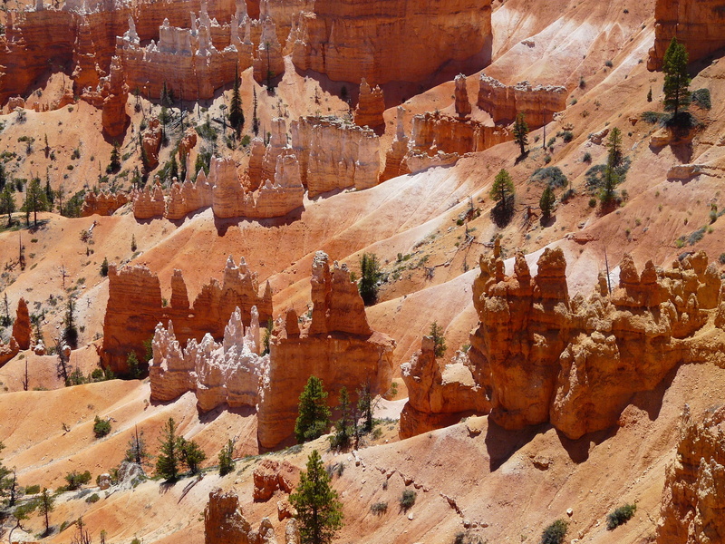 day, arid climate, bryce canyon national park, eroded, paunsaugunt, sand stone, solid, utah, tranquility, pyramid rock, nature, usa, rock hoodoo, red, canyon