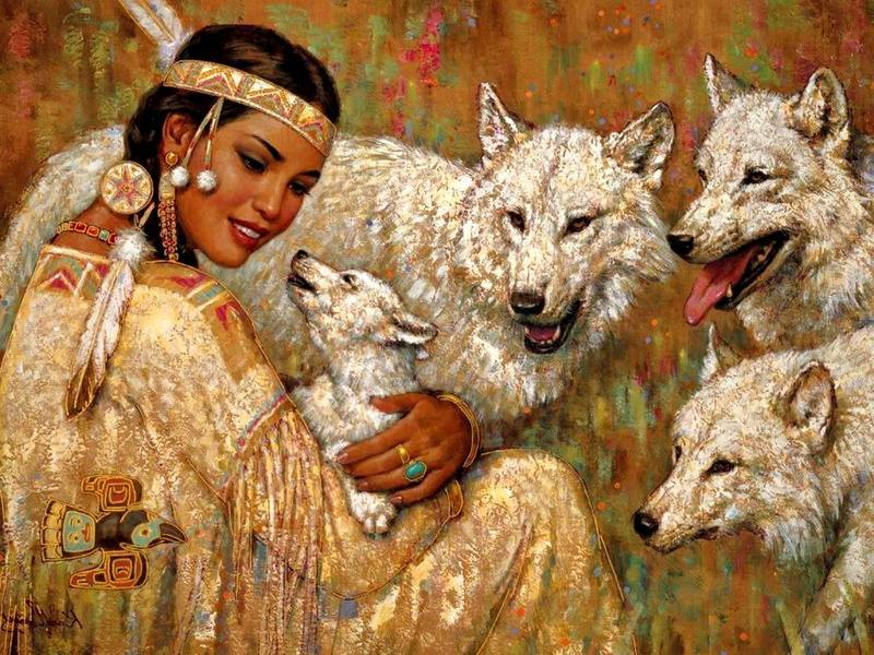 indian, 720P, american, painting, people, art, western, artwork, native, warrior