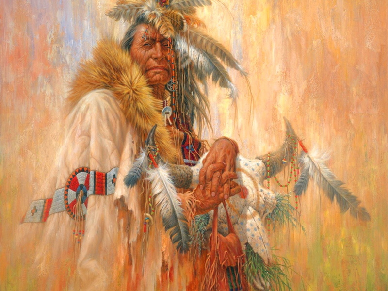 indian, people, artwork, american, warrior, western, native, art, painting, 720P