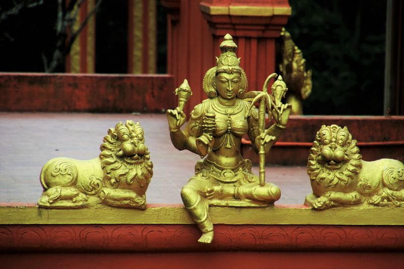 characters, sculpture, figures, ornate, built structure, red, 5K, antique, religion, temple, faith, gold colored, belief, place of worship, sri lanka